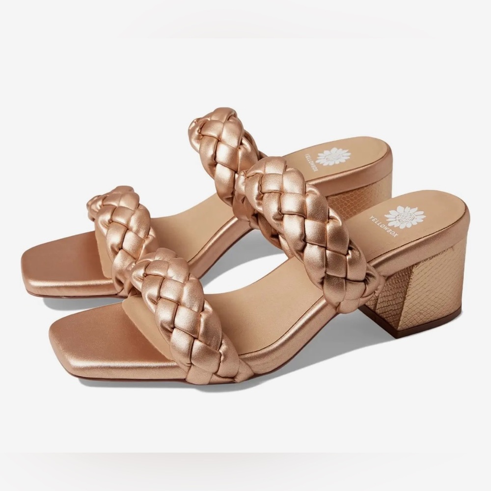 🌟Host Pick🌟 New Yellow Box Carlen Heels - Rose Gold